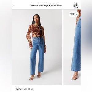 ABRAND A 94 high wide jeans